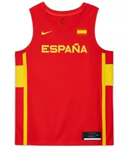 España Baloncesto Nike Away Hombre Camiseta Nueva Original Hombre, Nueva Limitada, Roja - Imagen 1 de 6