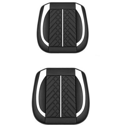 Seat Covers Cushion Protector Pads Breathable PU Leather For Car Front Mat 2pcs - Image 1 of 4