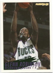 Glenn Robinson Fleer 1994/95 NBA Basketball Rookie RC Card #320 - Foto 1 di 1