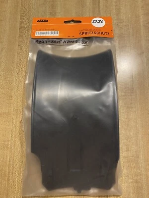 OEM KTM Black Rear Fender Mud Flap For 2009-2015 KTM 65SX ONLY - Imagem 1 de 2