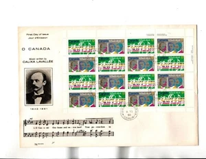 Sc#857,858 Sheet of 16-UR Plate Block FDC NR Covers cachet - Picture 1 of 1