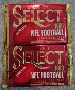 1993 Score Select Football (2) 12 Card Packs = 24 cards - Full Checklist within - Picture 1 of 2