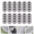12pcs Toilet Seat Gasket Cushioning Pad Bumper for Home-GY