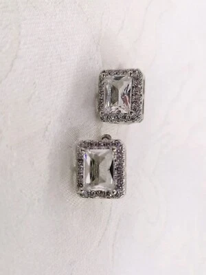 Orecchini argento 925 Zirconi e Cristallo Cubico - Immagine 1 di 3