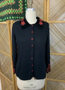 Vintage Sweater Christmas Embroidery Small - Picture 1 of 9