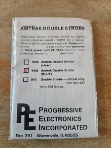 Progressive Electronics Amtrak Double Strobe Blue 9405 Diesel Model Train NEW - Picture 1 of 2