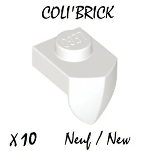 Lego 15070 - 10x Dent / Plate modified 1x1 Tooth vertical - Blanc / White - NEUF - Picture 1 of 1