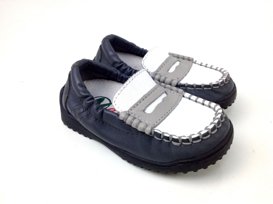 Naturino Baby Boys' 2679 Loafer Grey/White , Size EUR 19 - Image 1 of 1