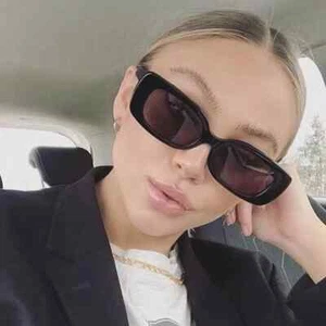 Womans Luxury Rectangular Frame Fashion Sunglasses Female Stylish - Picture 1 of 44