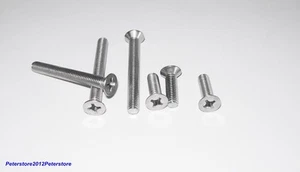 Senkkopfschrauben DIN 965 Edelstahl VA Kreuz PH Philips M4 Senkschrauben 4mm - Bild 1 von 1