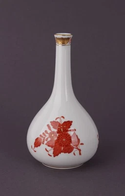 Kleine Herend Porzellan Vase Handmalerei - Bild 1 von 4