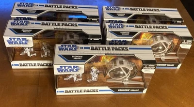 Star Wars The Clone Wars Geonosis Assault Battle Packs Hasbro 2009 Pilots Turret Foto 1 de 4