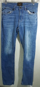 Copper & Oak Blue Jeans Herren 32x32 Stretch Denim Straight Leg Pakistan Med. Waschen - Bild 1 von 7
