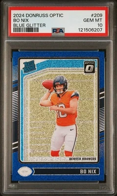 2024 Donruss Optic Rookie BO NIX - Blue Glitter (Super Short Print!) - PSA 10 🔥 - Image 1 of 4