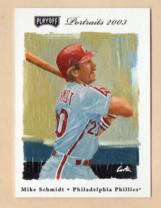 Retratos de playoffs 2003 Mike Schmidt Philadelphia Phillies 82 - Imagen 1 de 2
