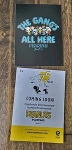 2025 SDCC EXCLUSIVE CRYPTOZOIC PEANUTS 75 YEARS GANGS ALL HERE PROMO CARD P4 - Picture 1 of 1