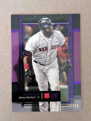 2024 Topps Museum Collection - David Ortiz #79 Amethyst /99 - Image 1 of 3