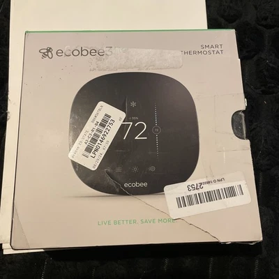 Termostato inteligente ecobee3 lite - EB-STATE3LT-02.   Se vende como está SIN PROBAR Foto 1 de 4