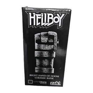 Hellboy Right Hand Of Doom Keramik Münzbank Neu Beutekiste Exklusiv Rot - Bild 1 von 2