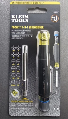 Klein Tools Pocket 13-in-1 Screwdriver  32611P - Image 1 of 2