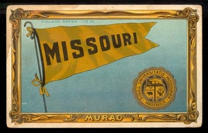 1910 University of Missouri Tobacco Card T6 Murad Large Premium Mizzou Tigers - Picture 1 of 2
