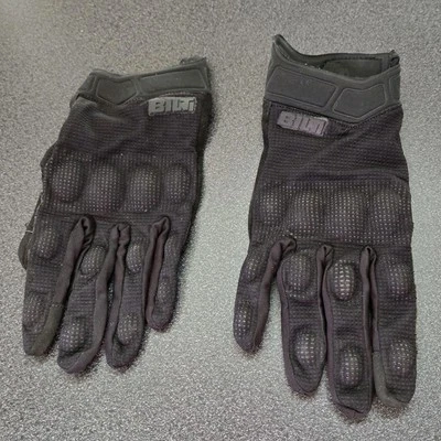 Guantes de moto Bilt Sprint talla mediana negros unisex con protección de nudillos Foto 1 de 4