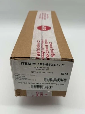 Pokemon Juego de Cartas Coleccionables Escarlata y Violeta Crepúsculo Mascarada Booster 6-Caja Estuche SELLADO NUEVO Foto 1 de 2