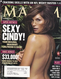 Maxim Magazine December 2005 Cindy Crawford Layla Kayleigh April Scott - Picture 1 of 1
