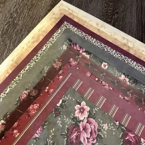 DaisyD’s VTG Pack Of 13 Coordinating 12x 12 Scrapbook Paper. Unused. - Picture 1 of 23