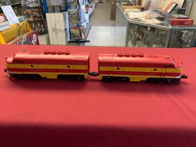 FLORIDA EAST COAST F3 A/A DIESELS MTH RAILKING LIKE NU W/ORIGINAL BOX FREE SHIP. - Image 1 of 4