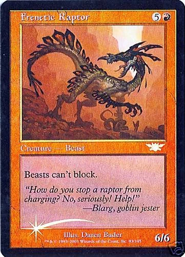 MTG - Legions - Frenetic Raptor - Foil - NM - Image 1 of 1