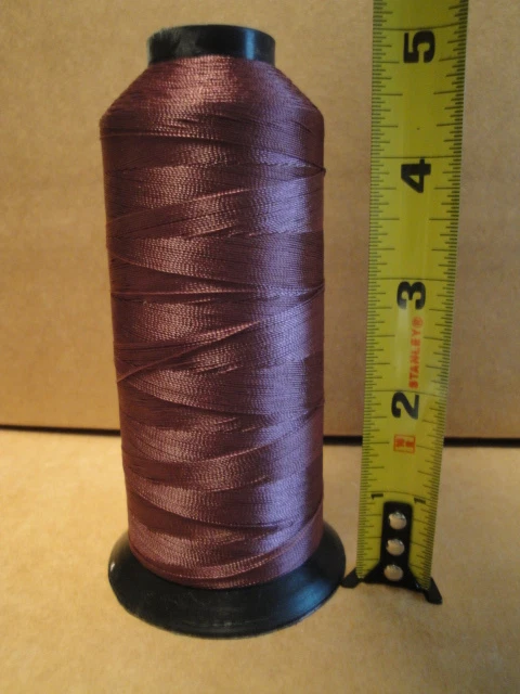 Marine Polyester Outdoor Upholstery Wine (Burgundy) Thread 1/4 LB. SZ 92 Awning - Image 1 of 1