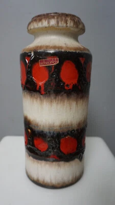 WGP Scheurich Germany Keramik Vase Fat Lava Pop Panton Ära 517-30 (F24-067) - Bild 1 von 4