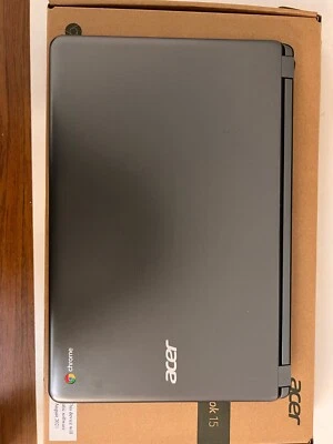 Acer Chromebook 15.6" (16GB eMMC, Intel Celeron N3060, 1.6GHz, 4GB RAM) Laptop - - Image 1 of 3