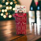 Wine2Go Wine Holder Portable Wine Tote Brand New Holiday Winter Christmas