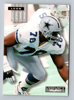 1994 SkyBox Impact     #60 Leon Lett  Dallas Cowboys  Football Card - Image 1 of 2