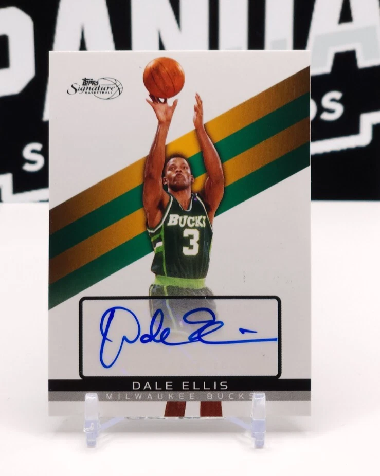 Tarjeta autografiada por Dale Ellis 2009 Topps Signatures SP/999 DÓLARES NBA Foto 1 de 2