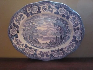 DE COLECCIÓN LACHS OF SCOTLAND 12" PLATO OVALADO LAGO CRERAN PATRÓN ROYAL WARWICK - Imagen 1 de 11