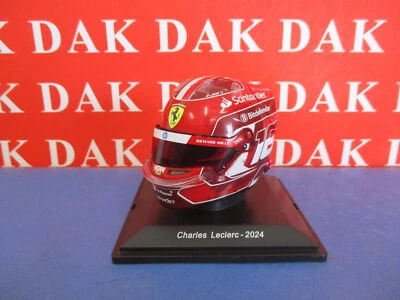1/5 Modellino Casco Helmet Ferrari Charles Leclerc 2024 - Immagine 1 di 4