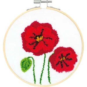 Punch Needle Kit ~ Dimensions Poppies #72-75797 - Picture 1 of 3