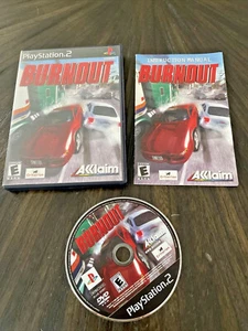 Burnout Sony PlayStation 2 PS2 COMPLETE CIB Free Same Day Ship CDN TESTED WORKS - Picture 1 of 1