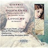 Jorge Luis Prats : Grieg: Piano Concerto, Dohnanyi: Variati CD Amazing Value
