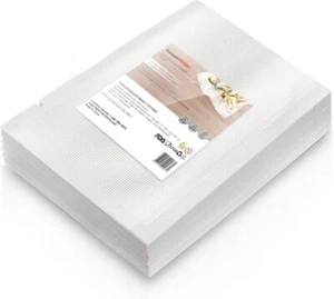 Confezione 100 Sacchetti Sigillanti Sottovuoto Quart 8x12 Resistenti Goffrati Salva Alimenti - Foto 1 di 7