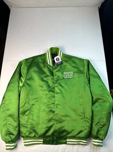 Proper 12 Whiskey Promo Satin Bomberjacke grün Herren Größe Large neu mit Etikett - Bild 1 von 12