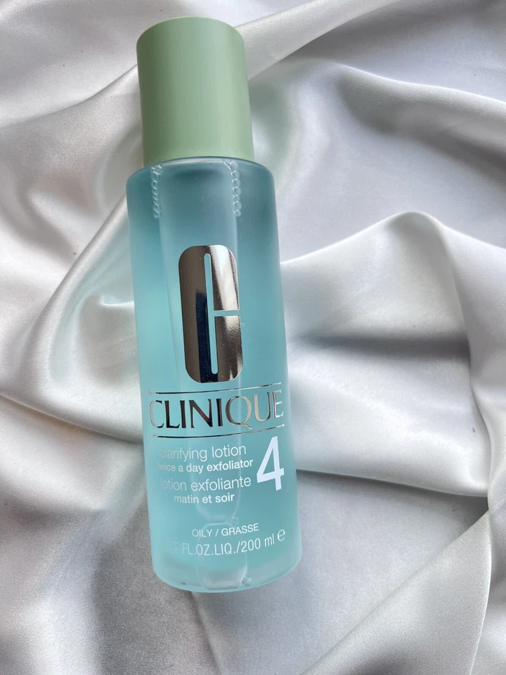 CLINIQUE 4 - 6,7 OZ 3 PASOS LOCIÓN CLARIFICANTE EXFOLIANTE FACIAL PARA PIEL SECA - Nuevo Foto 1 de 1