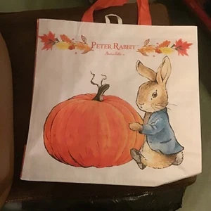 PETER RABBIT HALLOWEEN CANVAS GIFT BAG BIRTHDAY CHRISTMAS PRESENTS - Picture 1 of 2
