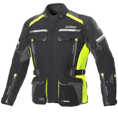 BÜSE Highland II Herren Textiljacke schwarz/gelb, UVP 299,95€ - Bild 1 von 4