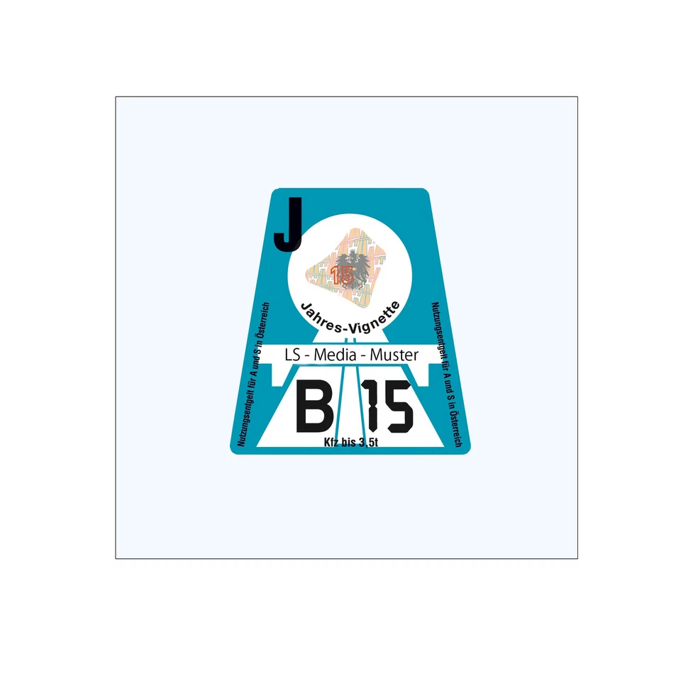 5 X Pellicola di supporto rimovibile per vignette (Austria, Svizzera) NUOVA per vignetta - Immagine 1 di 1