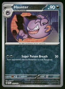 Haunter Reverse Holo 103/162 SV05: Temporal Forces Pokemon - Picture 1 of 2