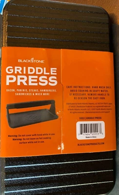 BLACKSTONE GRIDDLE PRESS - Image 1 of 3